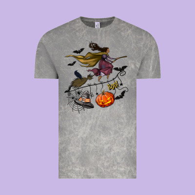 Witch Vintage Tee Designed By Nancycooperartshop