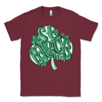 Burgundy st patrick's day Classic Tee - MaliasSmallBusiness