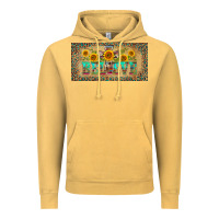 Vintage Mustard western believe leopard aztek license plate template Vintage Hoodie - BarkalooDesign