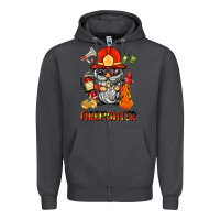 Smoke firefighter gnome Zipper Hoodie - BarkalooDesign