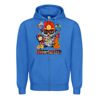 True Royal firefighter gnome Zipper Hoodie - BarkalooDesign