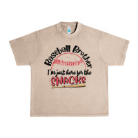 French Oak baseball brother i'm just here for the snacks Urban Heavy Tee - MaliasSmallBusiness