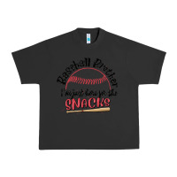 Pigment Black baseball brother i'm just here for the snacks Urban Heavy Tee - MaliasSmallBusiness