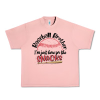 Salmon baseball brother i'm just here for the snacks Urban Heavy Tee - MaliasSmallBusiness