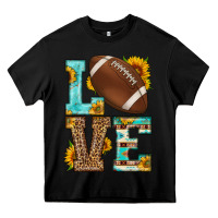Black western love american football Heavy Core Tee - HRA Design Shop