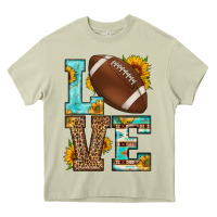 Mossy western love american football Heavy Core Tee - HRA Design Shop