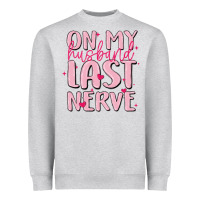Heather Grey on my husband last nerve Heavyweight Sweatshirt - MaliasSmallBusiness