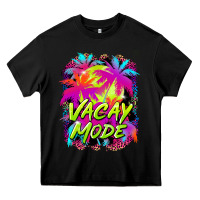 Black vacay mode Heavy Core Tee - BarkalooDesign