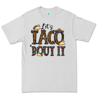 Dove Grey let's taco bout it Premium Tee - CowhideDigitalArt