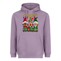 Lavender Chillin' with my gnomes Heavyweight Hoodie - NancyCooperArtShop