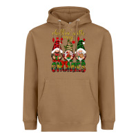 Toasted Coconut Chillin' with my gnomes Heavyweight Hoodie - NancyCooperArtShop