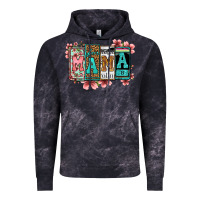 Cloud Black license letters floral mama Vintage Hoodie - Jasminsmagicworld
