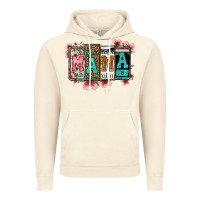 Vintage Artic license letters floral mama Vintage Hoodie - Jasminsmagicworld