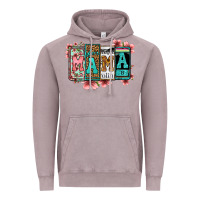 Vintage Zinc license letters floral mama Vintage Hoodie - Jasminsmagicworld