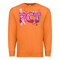 Carrot breast cancer pct patient care technician Premium Sweatshirt - texasbilliewilder