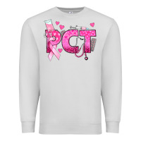 Dove Grey breast cancer pct patient care technician Premium Sweatshirt - texasbilliewilder