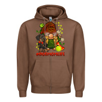 Chestnut dog mom  life gnome Zipper Hoodie - BarkalooDesign