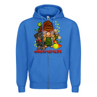 True Royal dog mom  life gnome Zipper Hoodie - BarkalooDesign