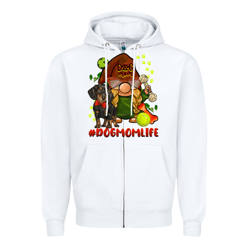 Dog Mom  Life Gnome Zipper Hoodie by BarkalooDesign | Teevron