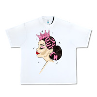 White yas queen Urban Heavy Tee - MaliasSmallBusiness