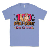 Colony Blue 100 paw some days of school Classic Tee - MaliasSmallBusiness