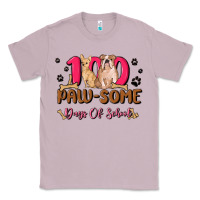 Lilac 100 paw some days of school Classic Tee - MaliasSmallBusiness