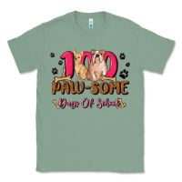 Sage 100 paw some days of school Classic Tee - MaliasSmallBusiness