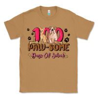 Toasted Coconut 100 paw some days of school Classic Tee - MaliasSmallBusiness