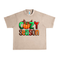 French Oak cozy season with fall colors palette and pumpkin Urban Heavy Tee - AdoDesignShop