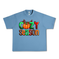 Pebble Blue cozy season with fall colors palette and pumpkin Urban Heavy Tee - AdoDesignShop