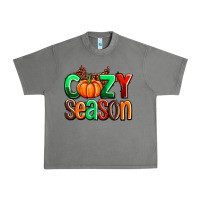 Tornado cozy season with fall colors palette and pumpkin Urban Heavy Tee - AdoDesignShop