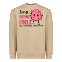Mushroom sorry brain full Heavyweight Sweatshirt - MaliasSmallBusiness