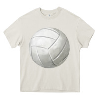 Cream volleyball fa element Heavy Core Tee - FaDigitalArtStudio