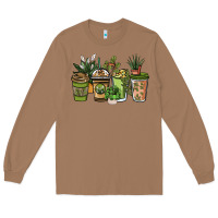 Toasted Coconut plant lover coffee cups Long Sleeve Tee - NancyCooperArtShop