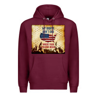 Burgundy my rights don't end Premium Hoodie - TumblerDesignByShophia