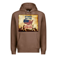 Chestnut my rights don't end Premium Hoodie - TumblerDesignByShophia