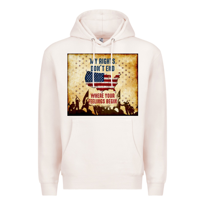 My Rights Don't End Premium Hoodie by TumblerDesignByShophia | Teevron