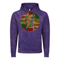 Cloud Purple leopard lightning bolt Christmas Vintage Hoodie - Jasminsmagicworld
