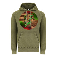 Vintage Olive leopard lightning bolt Christmas Vintage Hoodie - Jasminsmagicworld