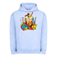 Pigment Grape Ice Softball Frappe Coffee Urban Hoodie - FaDigitalArtStudio