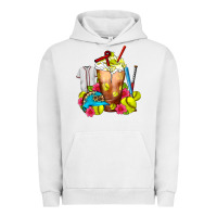 Pigment Lunar Rock Softball Frappe Coffee Urban Hoodie - FaDigitalArtStudio