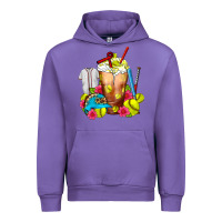 Tulip Softball Frappe Coffee Urban Hoodie - FaDigitalArtStudio