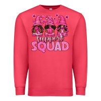 Cardinal breast cancer afro gnomies support squad Premium Sweatshirt - texasbilliewilder