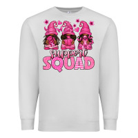 Dove Grey breast cancer afro gnomies support squad Premium Sweatshirt - texasbilliewilder