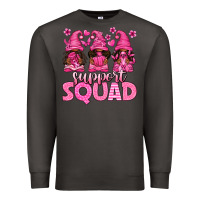Smoke breast cancer afro gnomies support squad Premium Sweatshirt - texasbilliewilder