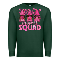 Sports Green breast cancer afro gnomies support squad Premium Sweatshirt - texasbilliewilder