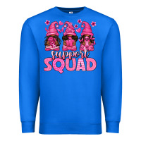 True Royal breast cancer afro gnomies support squad Premium Sweatshirt - texasbilliewilder