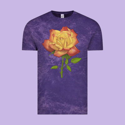 Rainbow's End Rose Vintage Tee Designed By Lillyallendesigns
