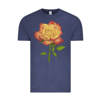Vintage Denim rainbow's end rose Vintage Tee - LillyAllenDesigns