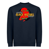 Navy black history month Heavyweight Sweatshirt - MaliasSmallBusiness